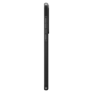 Spigen Galaxy M56 5G Case – Essential Sand Blast — Matte Black, slim side profile