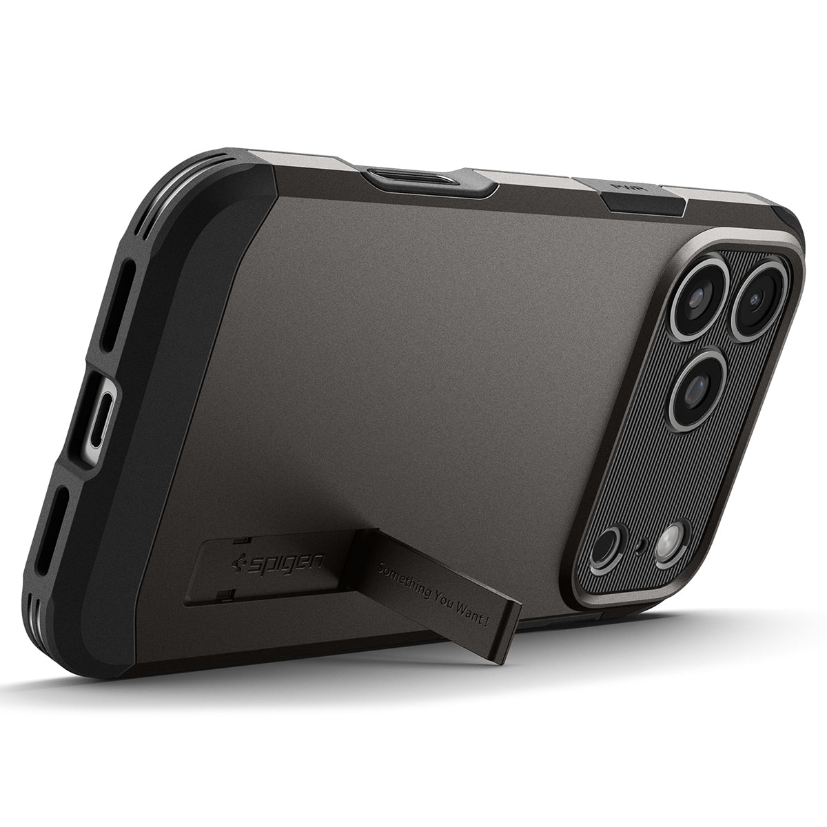 Spigen iPhone 18 Pro Tough Armor T (MagFit) - Gunmetal - case detail 31