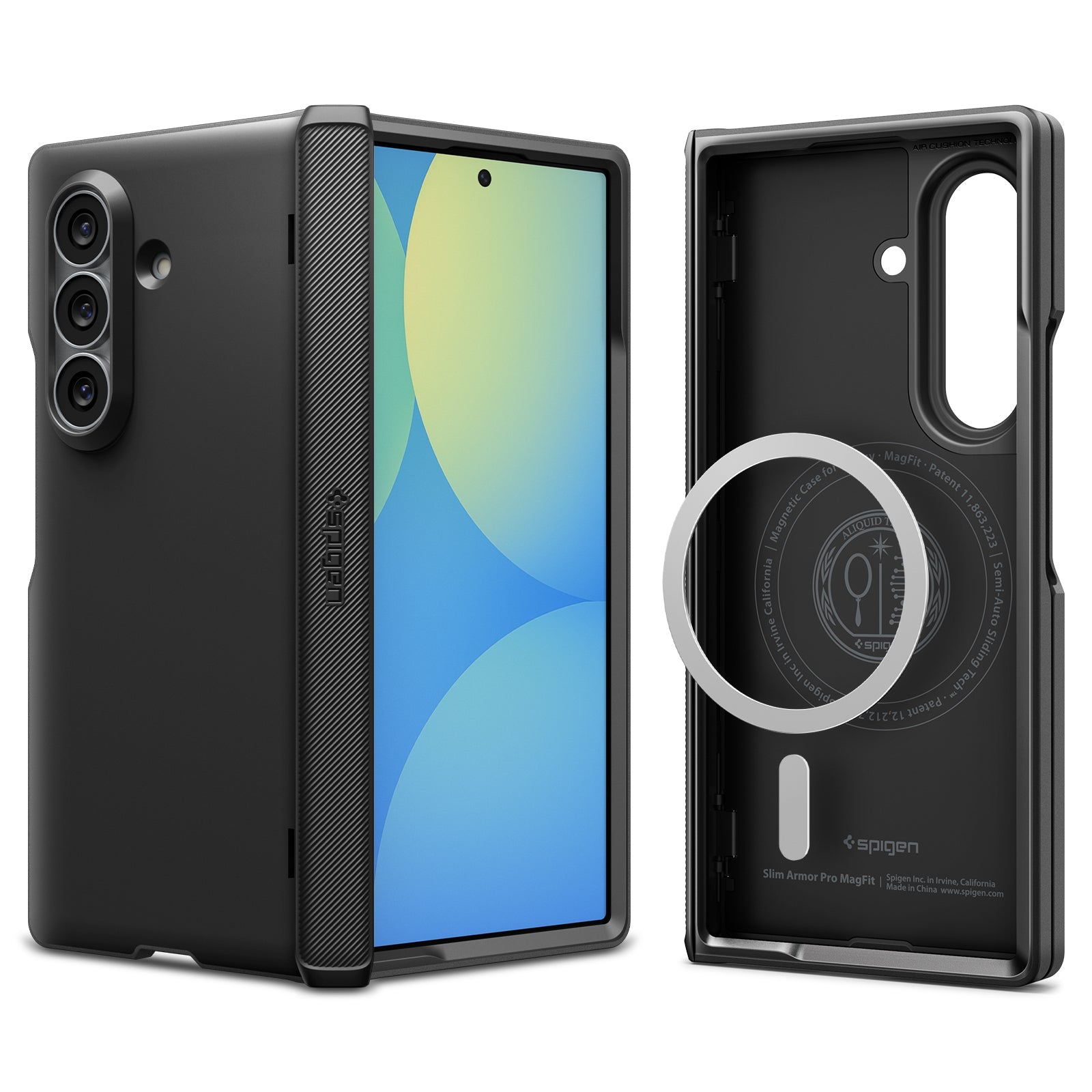 Spigen Galaxy Z Fold 8 Ultra Case Slim Armor Pro MagFit - Black - image 2