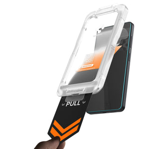Spigen Galaxy S26 Plus EZ Fit Pro HD Privacy – lifting the installation tray