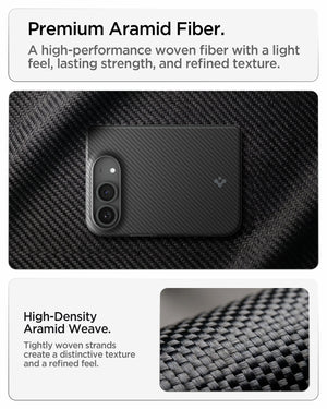 Spigen iPhone Duo Air Skin Aramid MagFit - Premium aramid fiber texture
