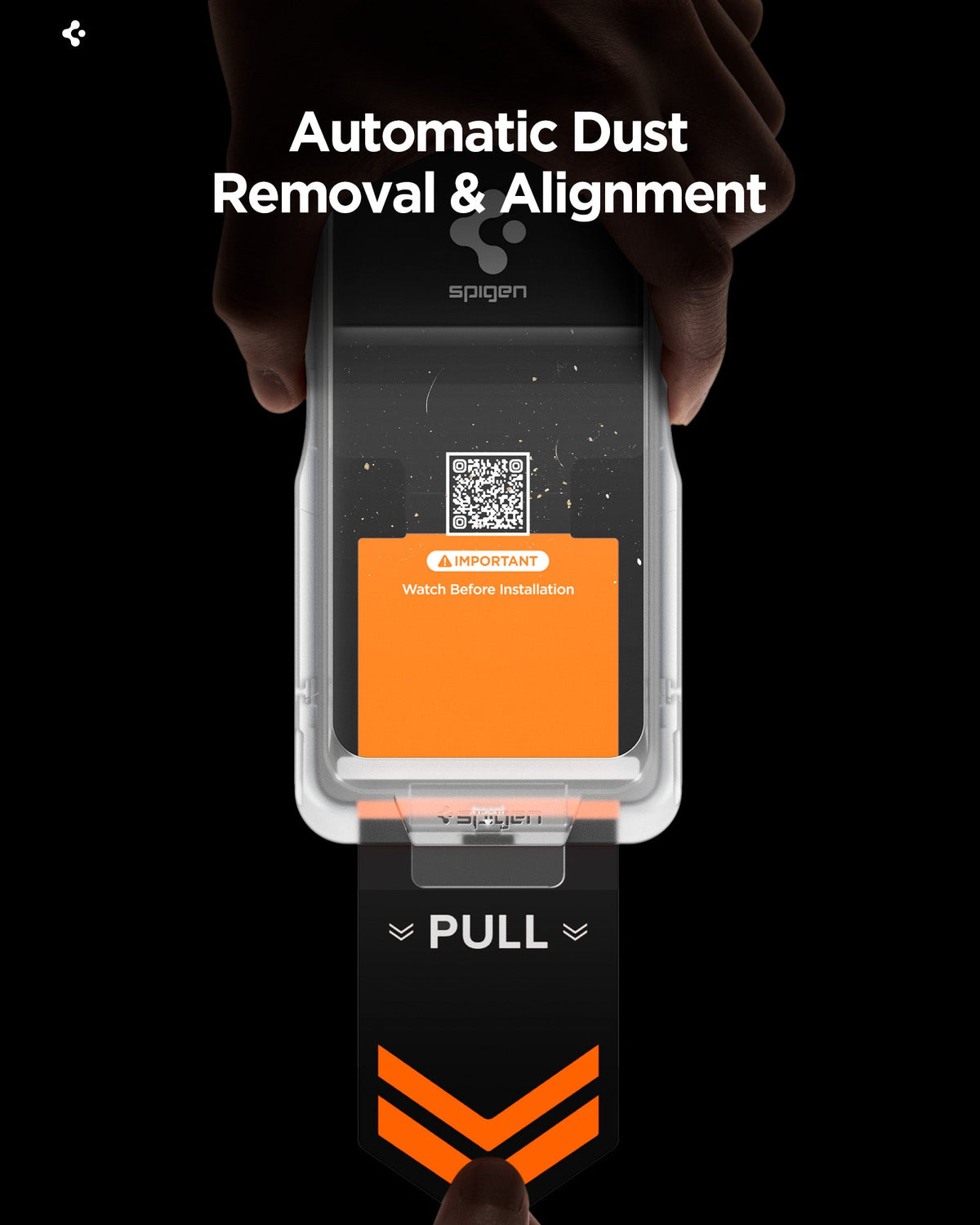 Spigen Galaxy S26 EZ Fit Pro HD Privacy – automatic dust removal and alignment