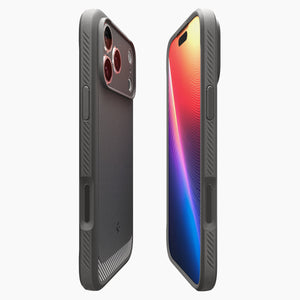 Spigen iPhone 18 Pro Rugged Armor (MagFit) - Gray - case detail 15
