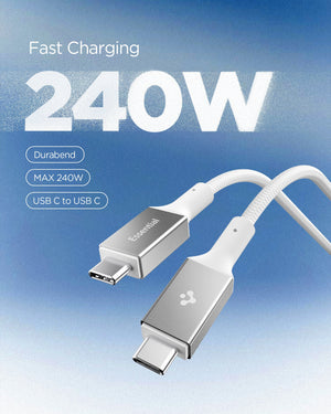 White Spigen EB24015CC 240W USB-C cable feature 2: 240W charging specification