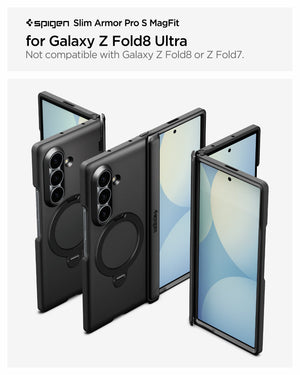 Spigen Galaxy Z Fold 8 Ultra Case Slim Armor Pro S MagFit - Black - image 2