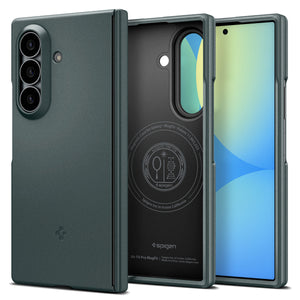 Spigen Galaxy Z Fold 8 Ultra Case Air Fit Pro MagFit - Abyss Green - image 1