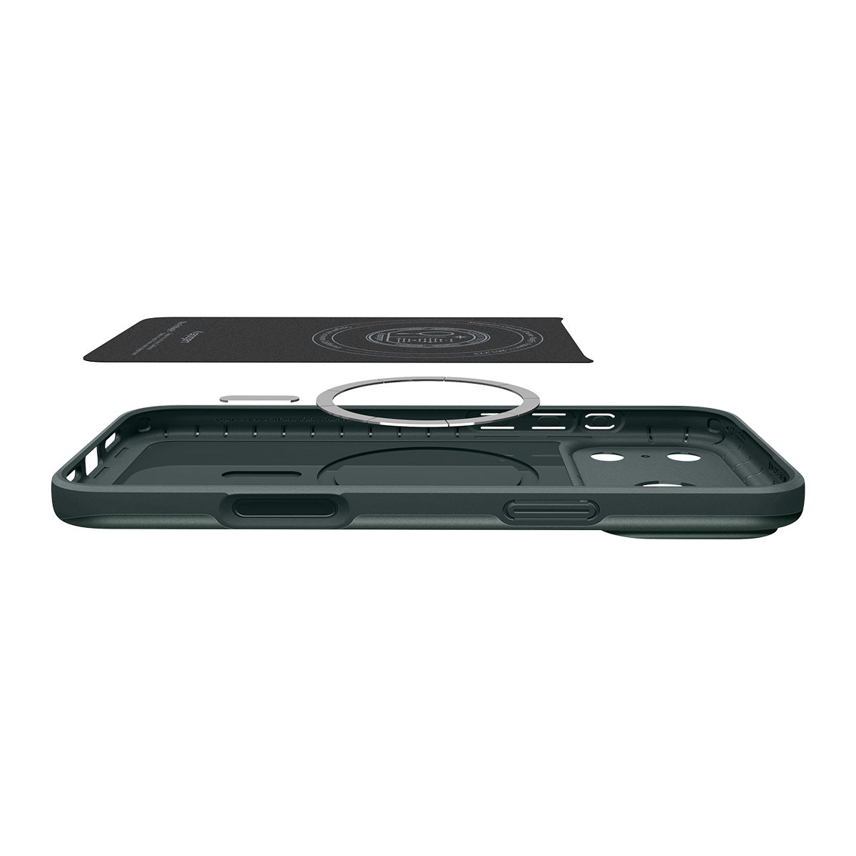 Spigen iPhone 18 Pro Thin Fit (MagFit) - Abyss Green - case detail 22