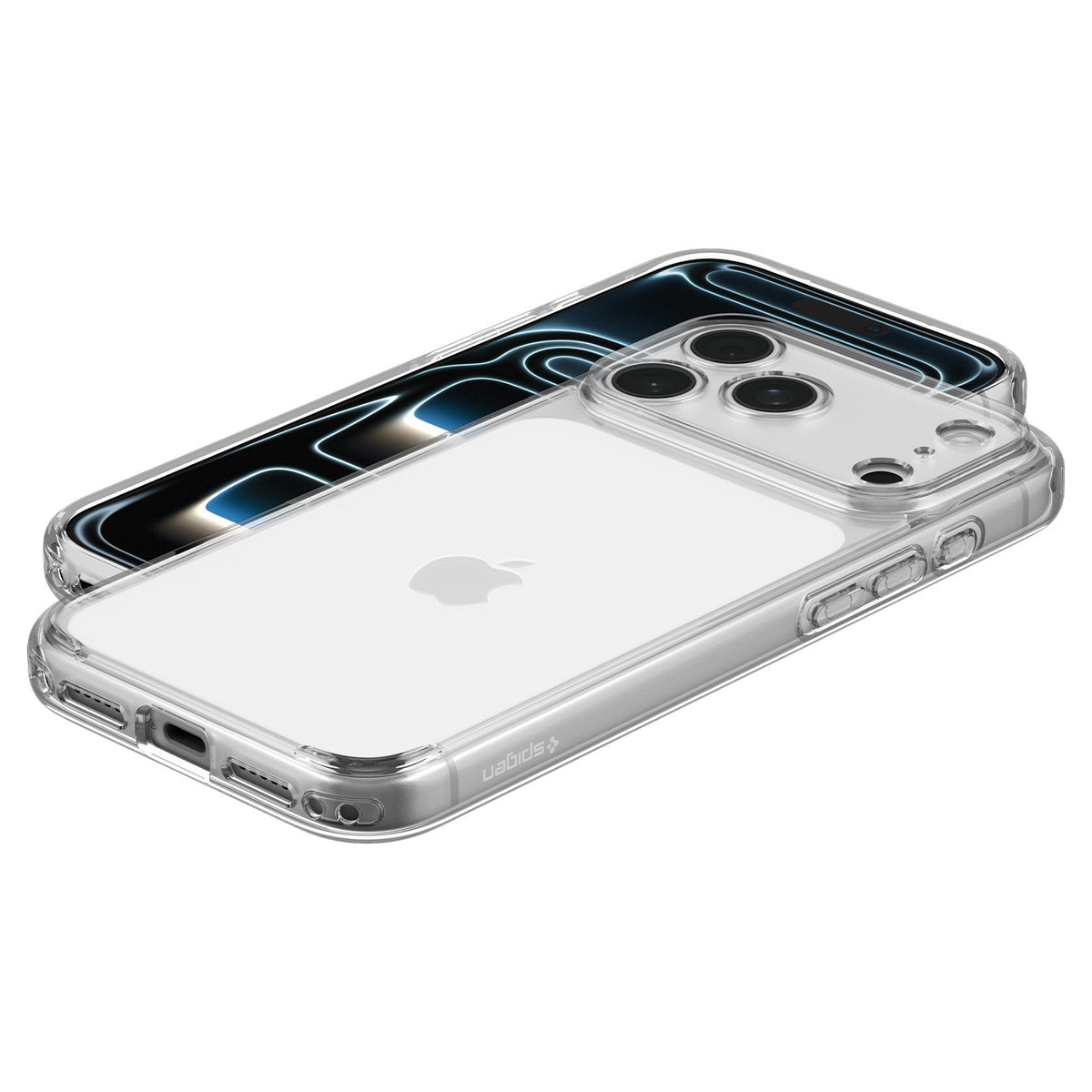 Spigen iPhone 18 Pro Ultra Hybrid - Crystal Clear - case detail 6