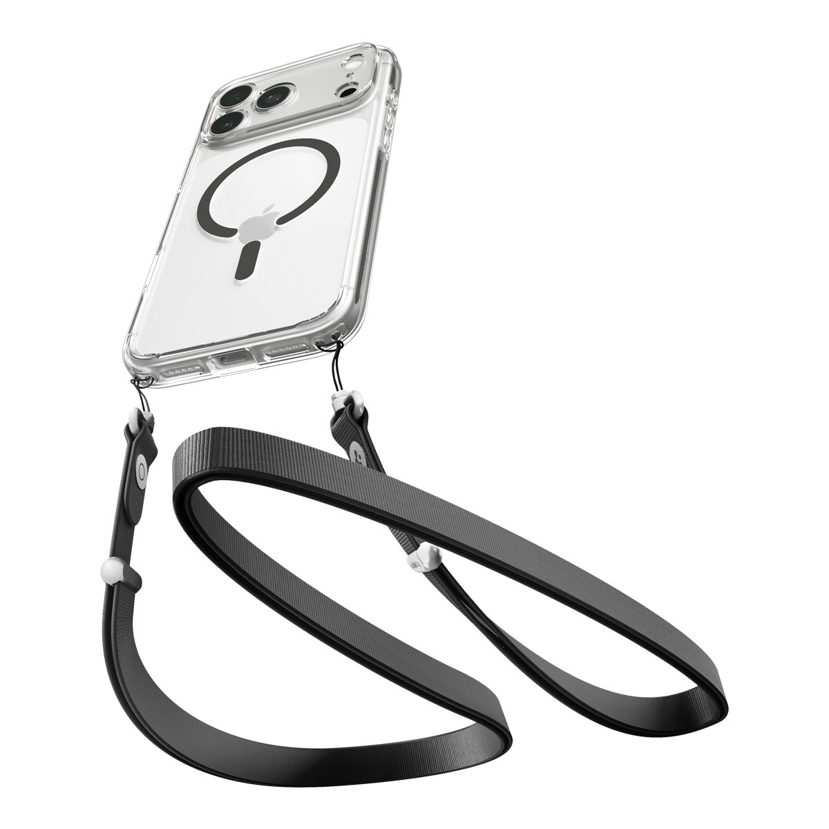Spigen iPhone 18 Pro Ultra Hybrid (MagFit) - Clear Graphite - case detail 35
