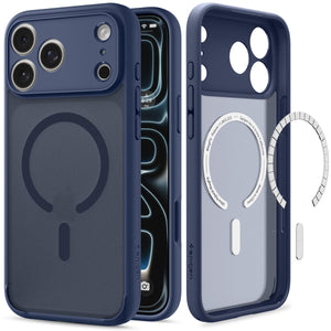 Spigen iPhone 18 Pro Ultra Hybrid Matte (MagFit) - Frost Deep Blue - product view 35