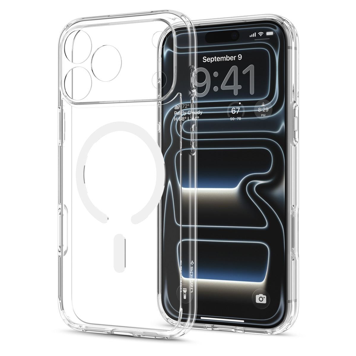 Spigen iPhone 18 Pro Ultra Hybrid (MagFit) - Clear White - case detail 61