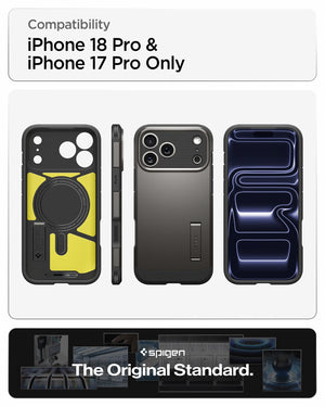 Spigen iPhone 18 Pro Tough Armor T (MagFit) - Gunmetal - feature illustration 48