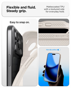 Spigen iPhone 18 Pro Liquid Air - Natural Titanium - feature illustration 55