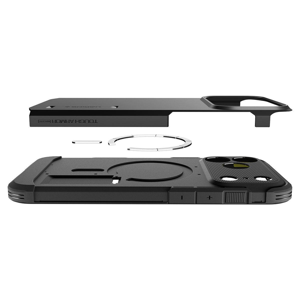 Spigen iPhone 18 Pro Max Tough Armor T (MagFit) - Black - case detail 17