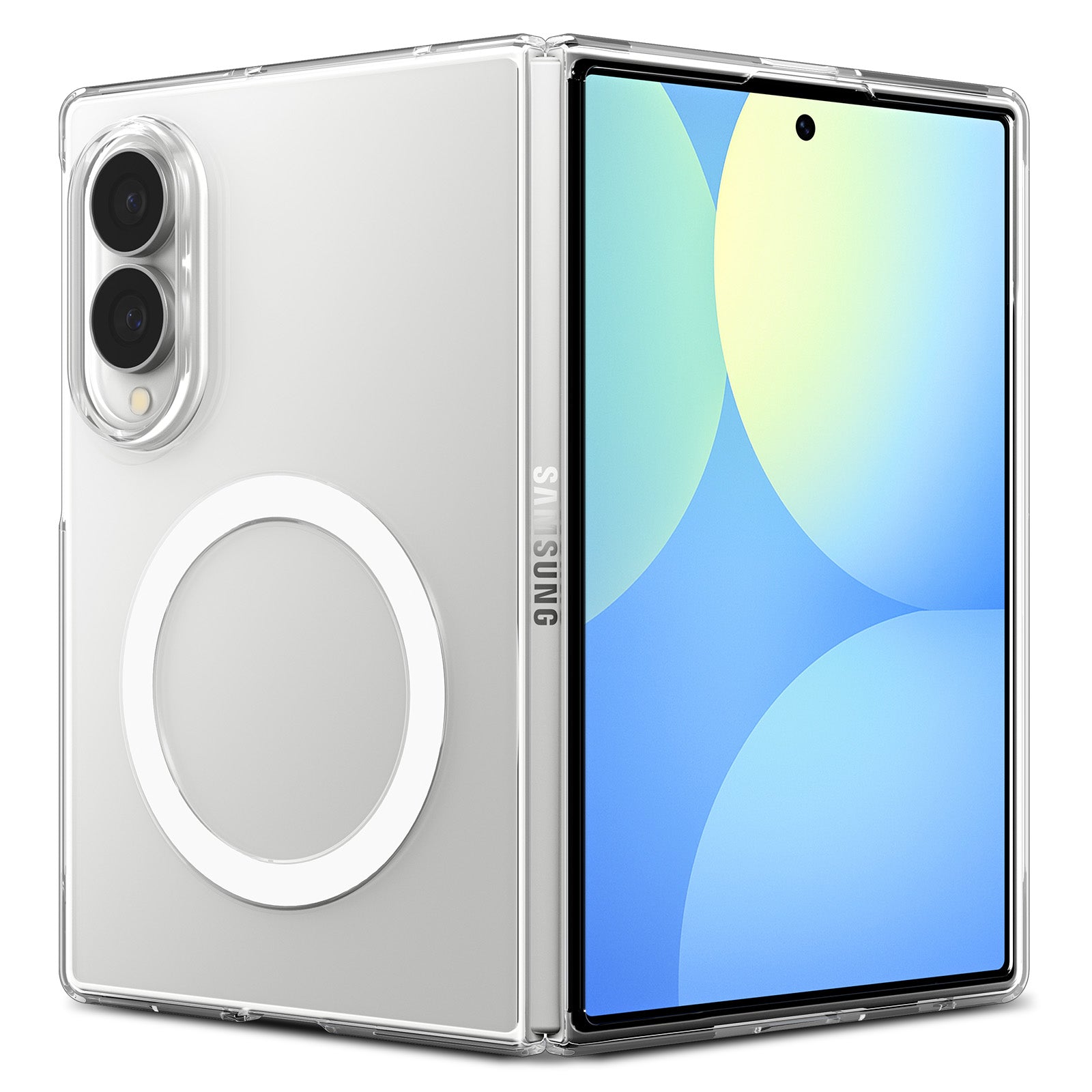 Spigen Galaxy Z Fold 8 Case Air Skin MagFit - Clear White - image 2