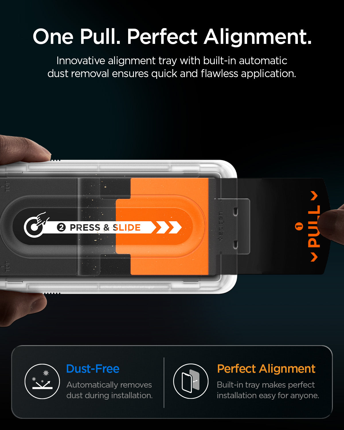 Dust-free alignment for Spigen Galaxy Z Fold 8 Ultra screen protector