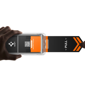 Spigen Galaxy S26 EZ Fit Pro HD Privacy – pull-tab alignment demonstration