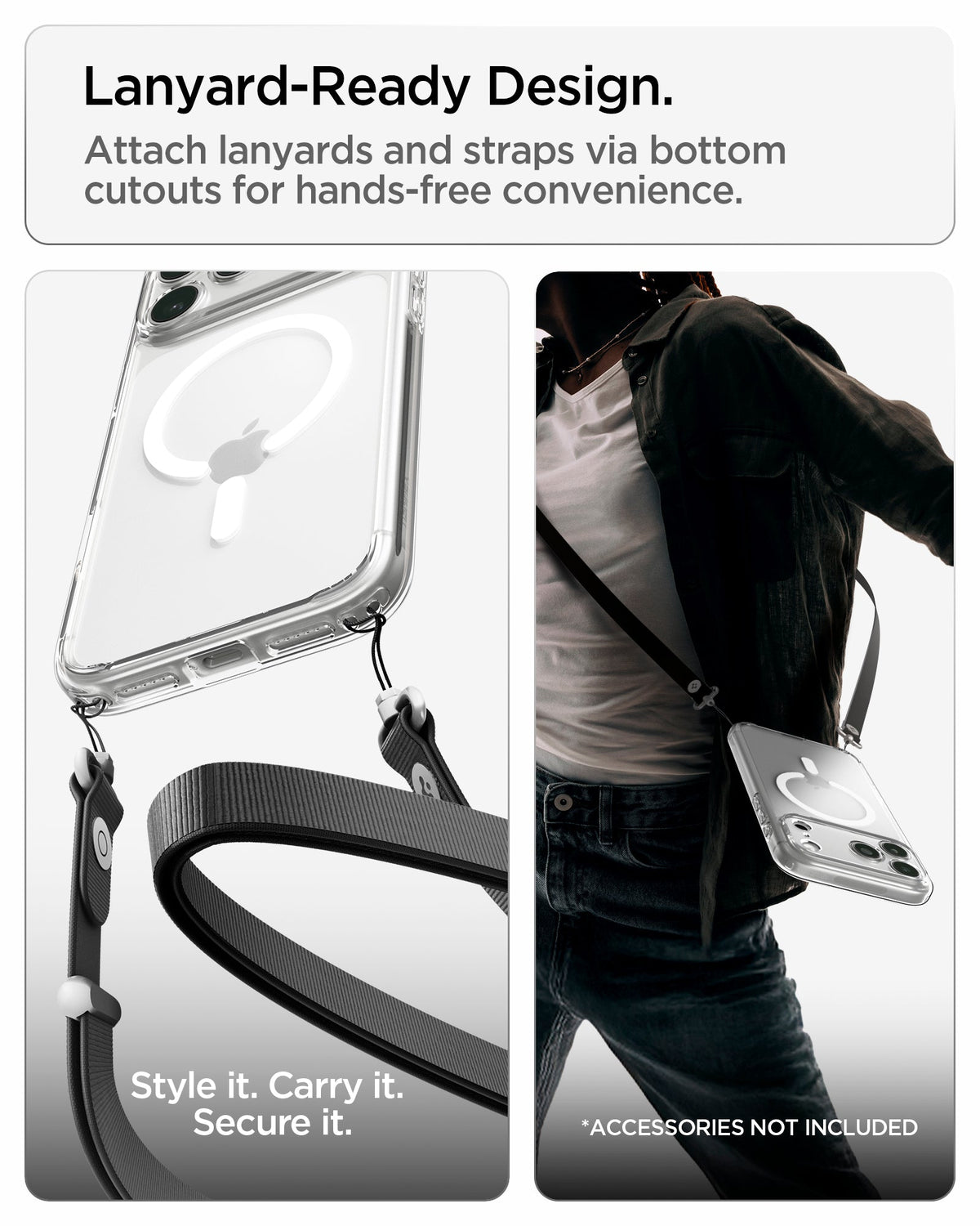 Spigen iPhone 18 Pro Ultra Hybrid (MagFit) - Clear White - feature illustration 101