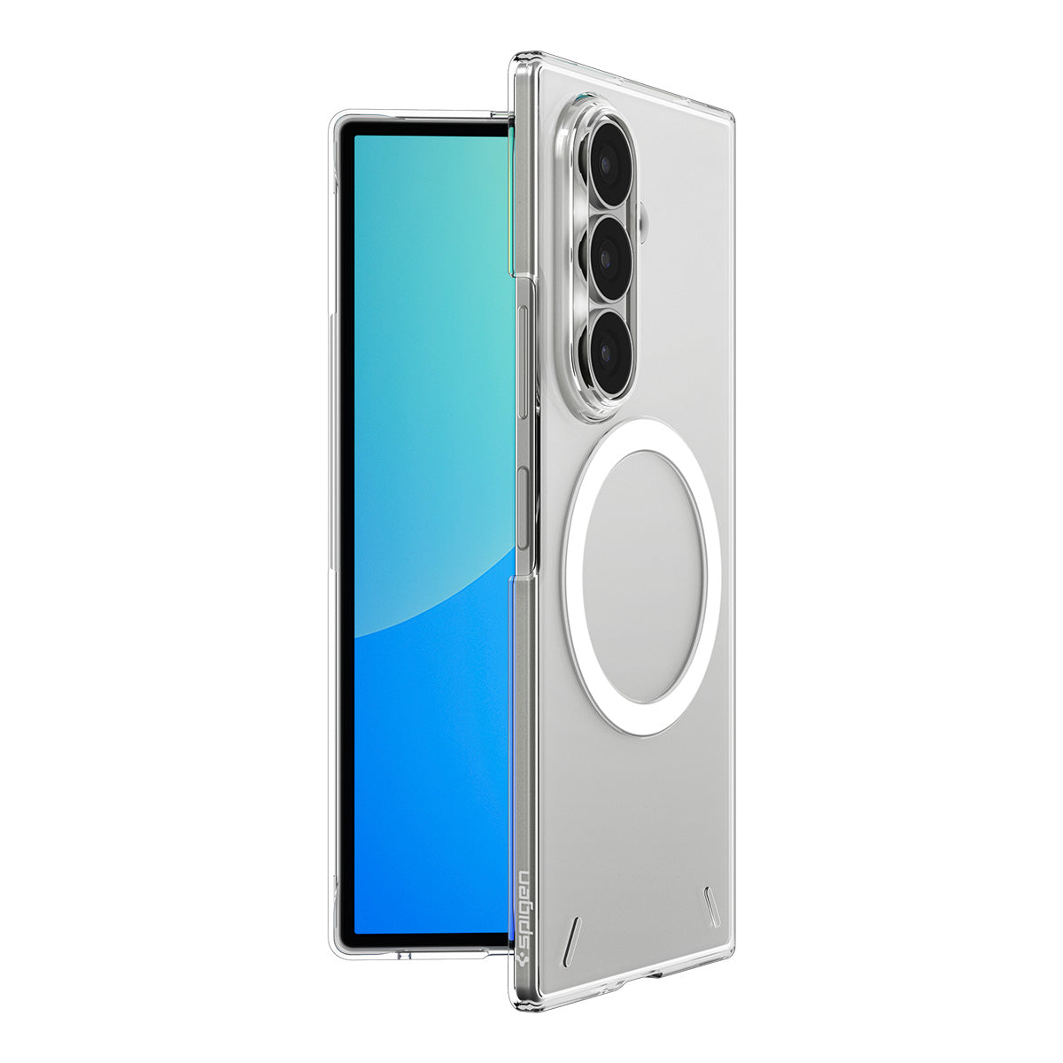 Spigen Galaxy Z Fold 8 Ultra Case Air Skin MagFit - Clear White - image 4