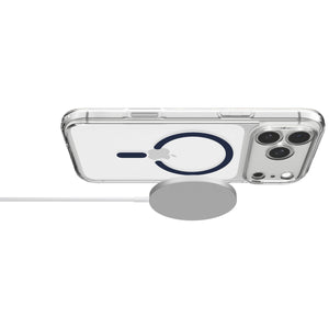 Spigen iPhone 18 Pro Max Ultra Hybrid (MagFit) - Clear Deep Blue - case detail 13