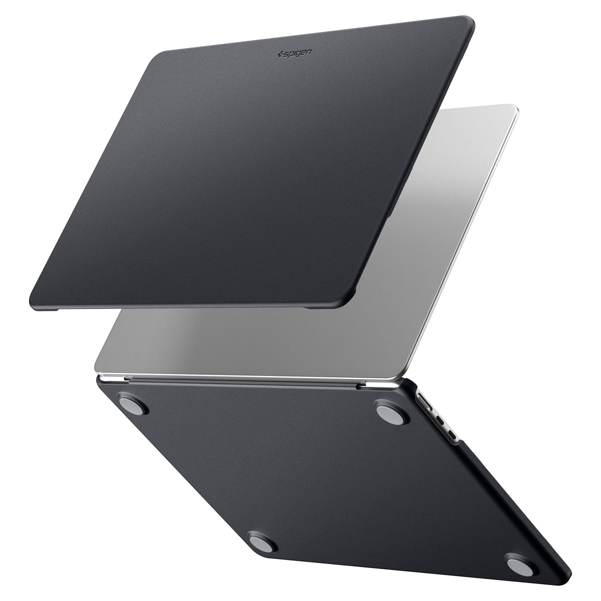 Spigen MacBook Air 15-inch M5/M4/M3/M2 Case – Nano Pop – Black Sesame – title image 1