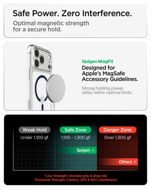 Spigen iPhone 18 Pro Max Ultra Hybrid (MagFit) - Clear Deep Blue - feature illustration 71