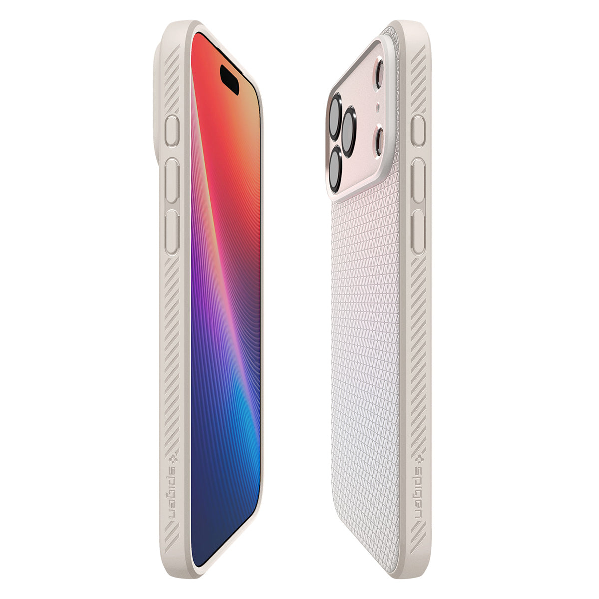 Spigen iPhone 18 Pro Max Liquid Air - Natural Titanium - case detail 32