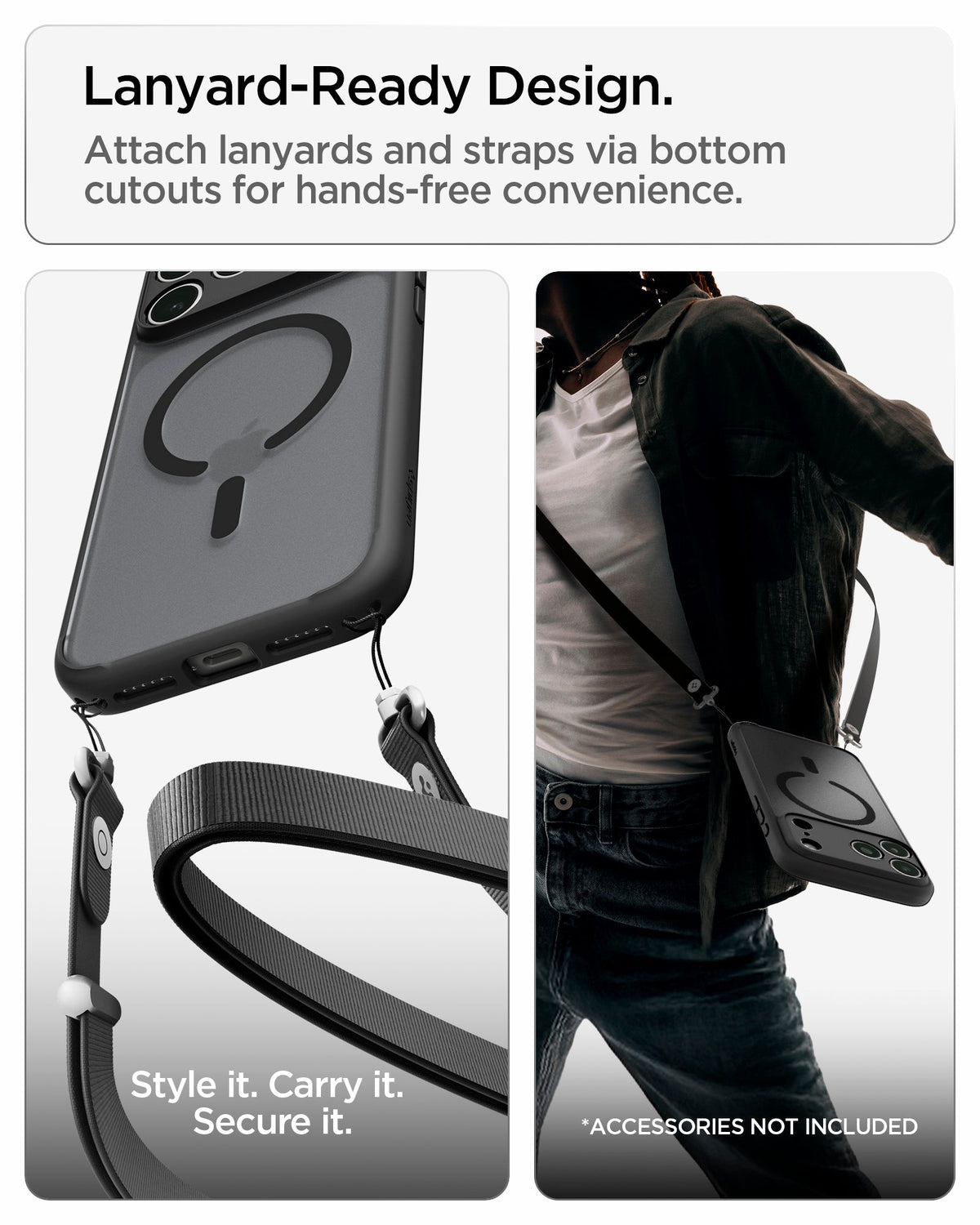 Spigen iPhone 18 Pro Max Ultra Hybrid Matte (MagFit) - Frost Black - feature illustration 64