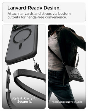 Spigen iPhone 18 Pro Max Ultra Hybrid Matte (MagFit) - Frost Black - feature illustration 64