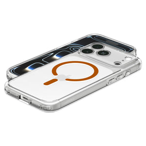Spigen iPhone 18 Pro Max Ultra Hybrid (MagFit) - Clear Orange - case detail 49
