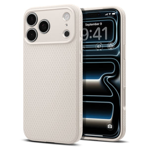 Spigen iPhone 18 Pro Liquid Air - Natural Titanium - product view 4