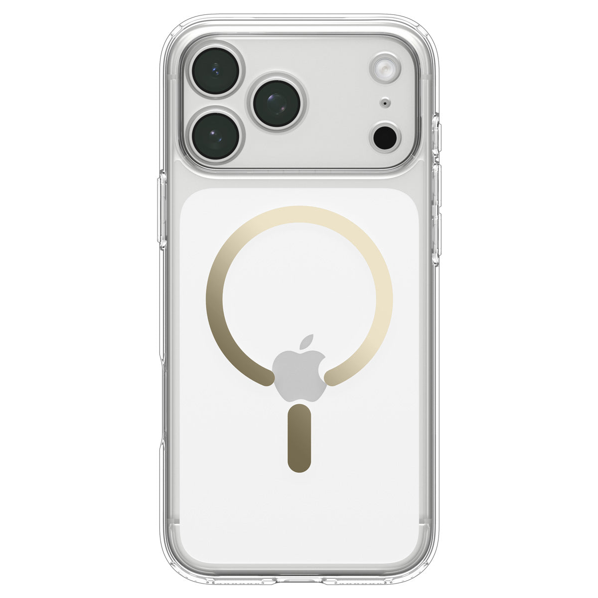 Spigen iPhone 18 Pro Ultra Hybrid (MagFit) - Clear Gold - case detail 9