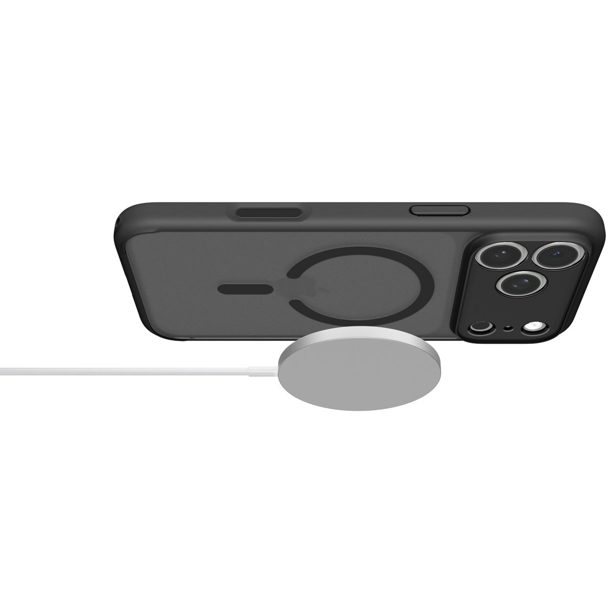 Spigen iPhone 18 Pro Max Ultra Hybrid Matte (MagFit) - Frost Black - case detail 12