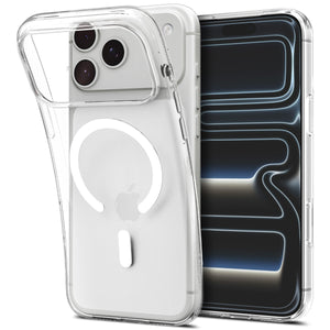Spigen iPhone 18 Pro Max Liquid Crystal MagFit - Clear White - product view 2