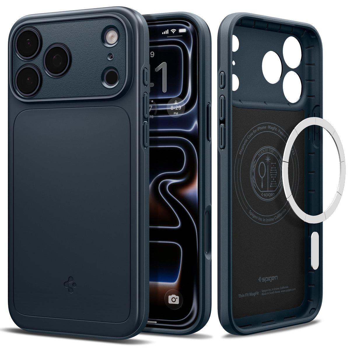 Spigen iPhone 18 Pro Max Thin Fit (MagFit) - Metal Slate - product view 4
