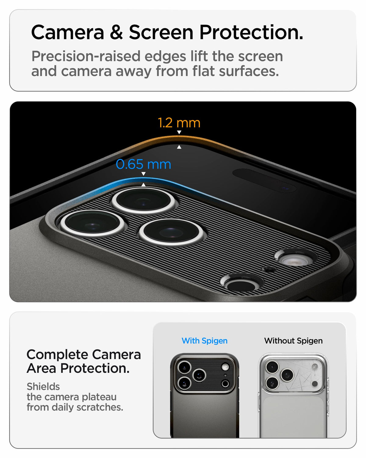 Spigen iPhone 18 Pro Tough Armor T (MagFit) - Gunmetal - feature illustration 47
