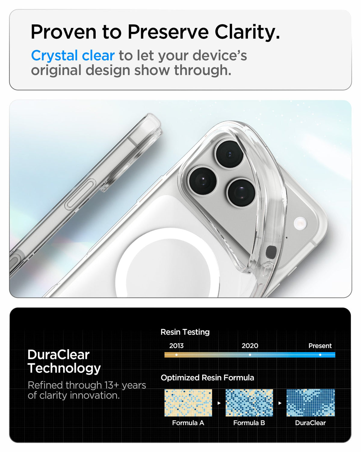 Spigen iPhone 18 Pro Liquid Crystal MagFit - Clear White - feature illustration 14