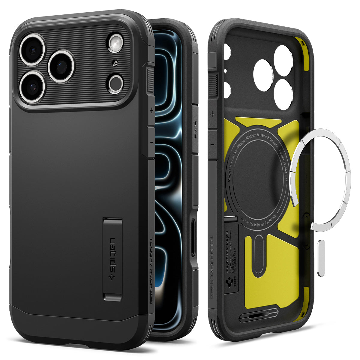 Spigen iPhone 18 Pro Max Tough Armor T (MagFit) - Black - product view 1