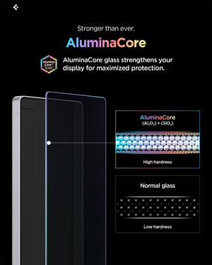 Spigen Galaxy S26 Plus EZ Fit Pro HD Privacy – AluminaCore glass structure