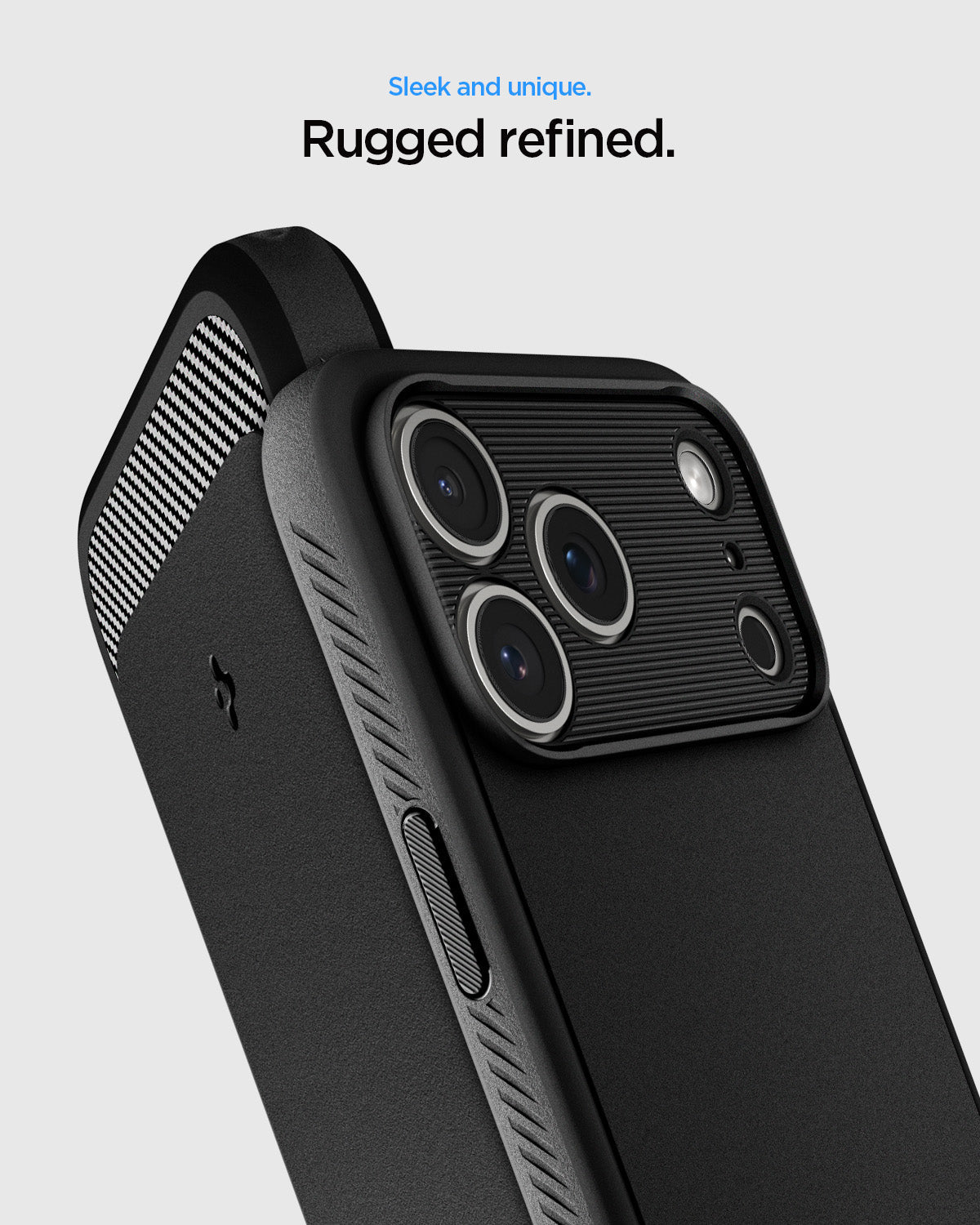 Spigen iPhone 18 Pro Rugged Armor (MagFit) - Matte Black - feature illustration 18