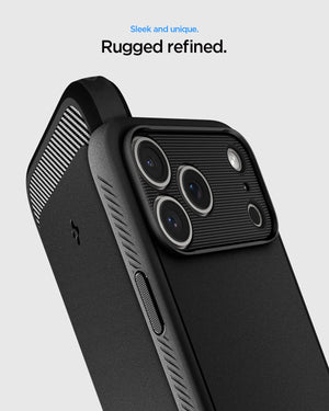 Spigen iPhone 18 Pro Rugged Armor (MagFit) - Matte Black - feature illustration 18