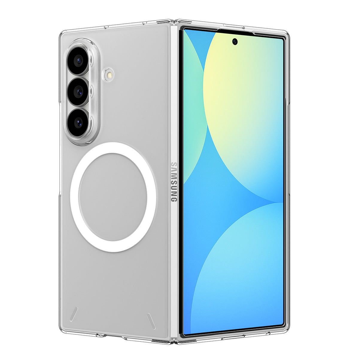 Spigen Galaxy Z Fold 8 Ultra Case Air Skin MagFit - Clear White - image 6