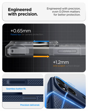 Spigen iPhone 18 Pro Liquid Air - Navy Blue - feature illustration 49