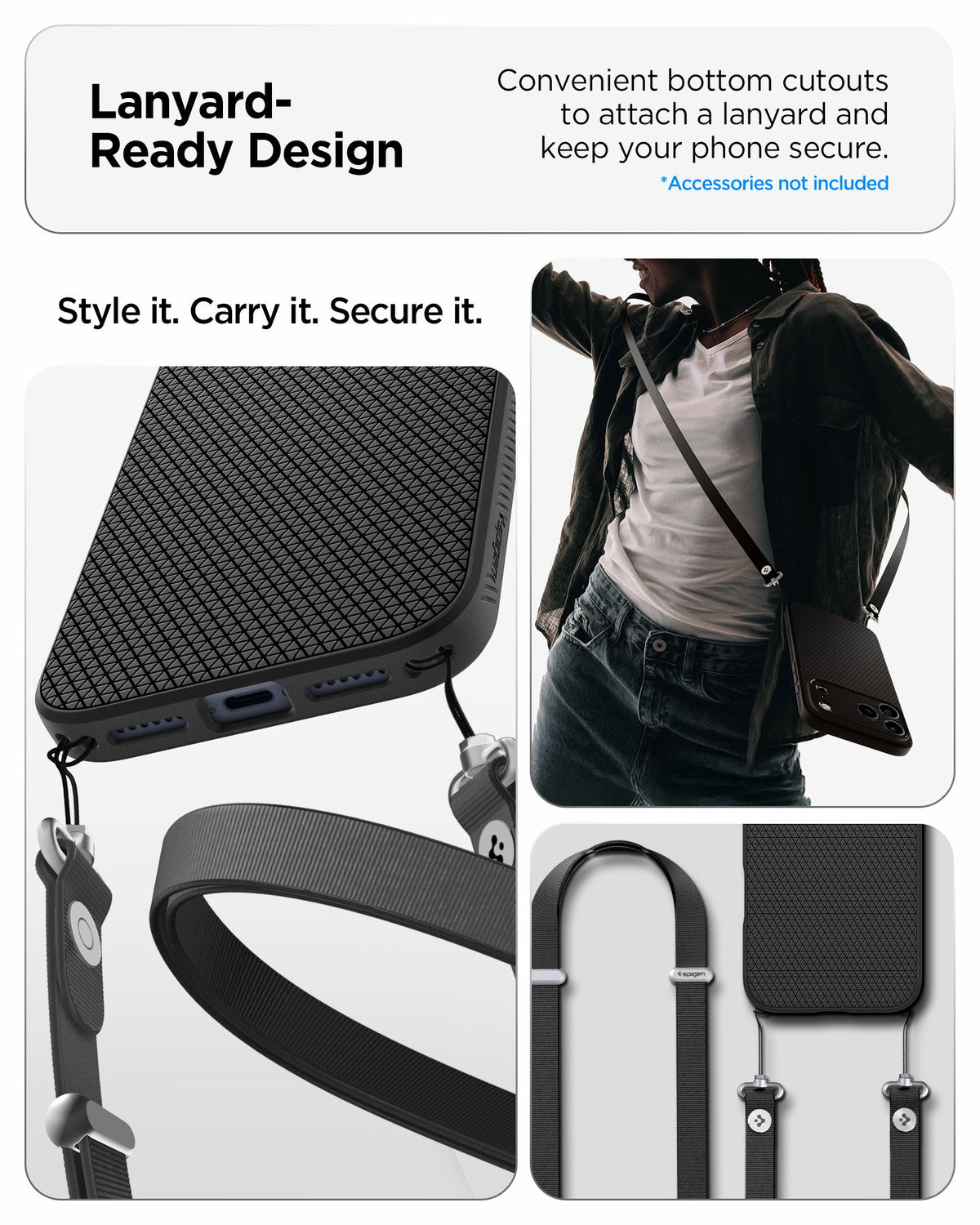 Spigen iPhone 18 Pro Liquid Air - Matte Black - feature illustration 38