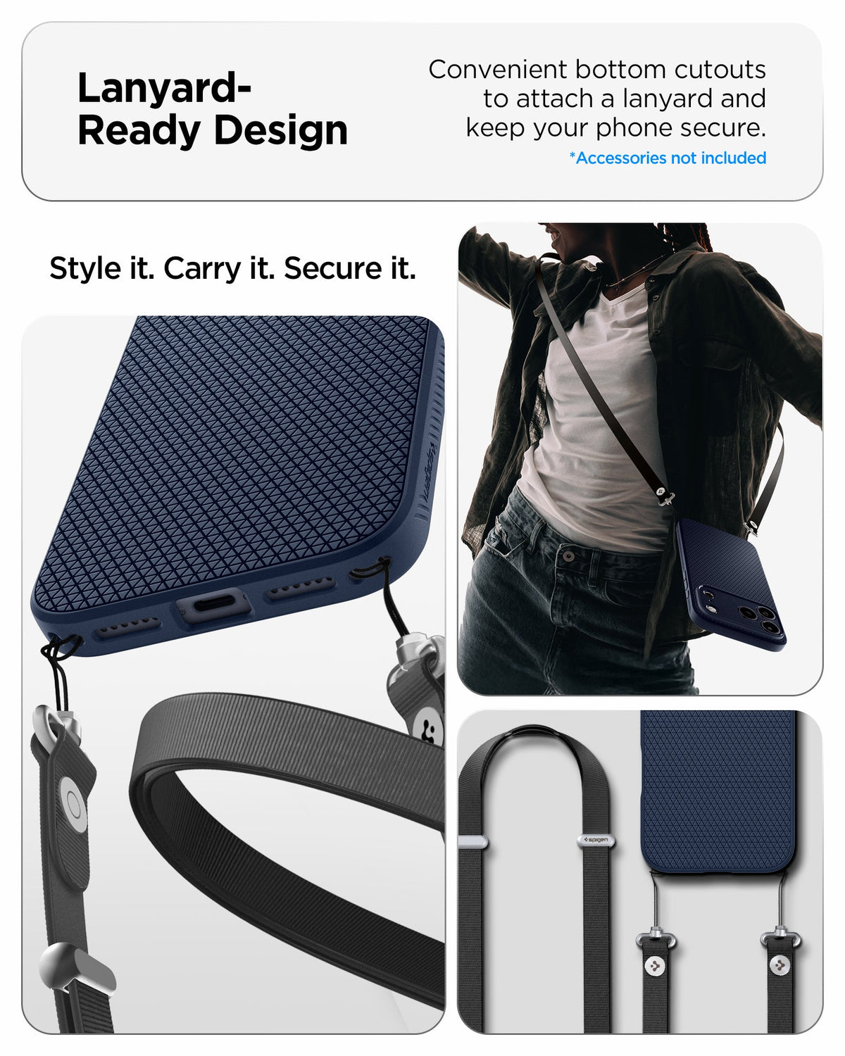 Spigen iPhone 18 Pro Liquid Air - Navy Blue - feature illustration 52