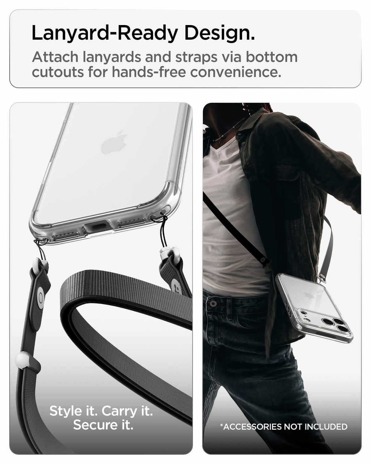 Spigen iPhone 18 Pro Ultra Hybrid - Crystal Clear - feature illustration 25