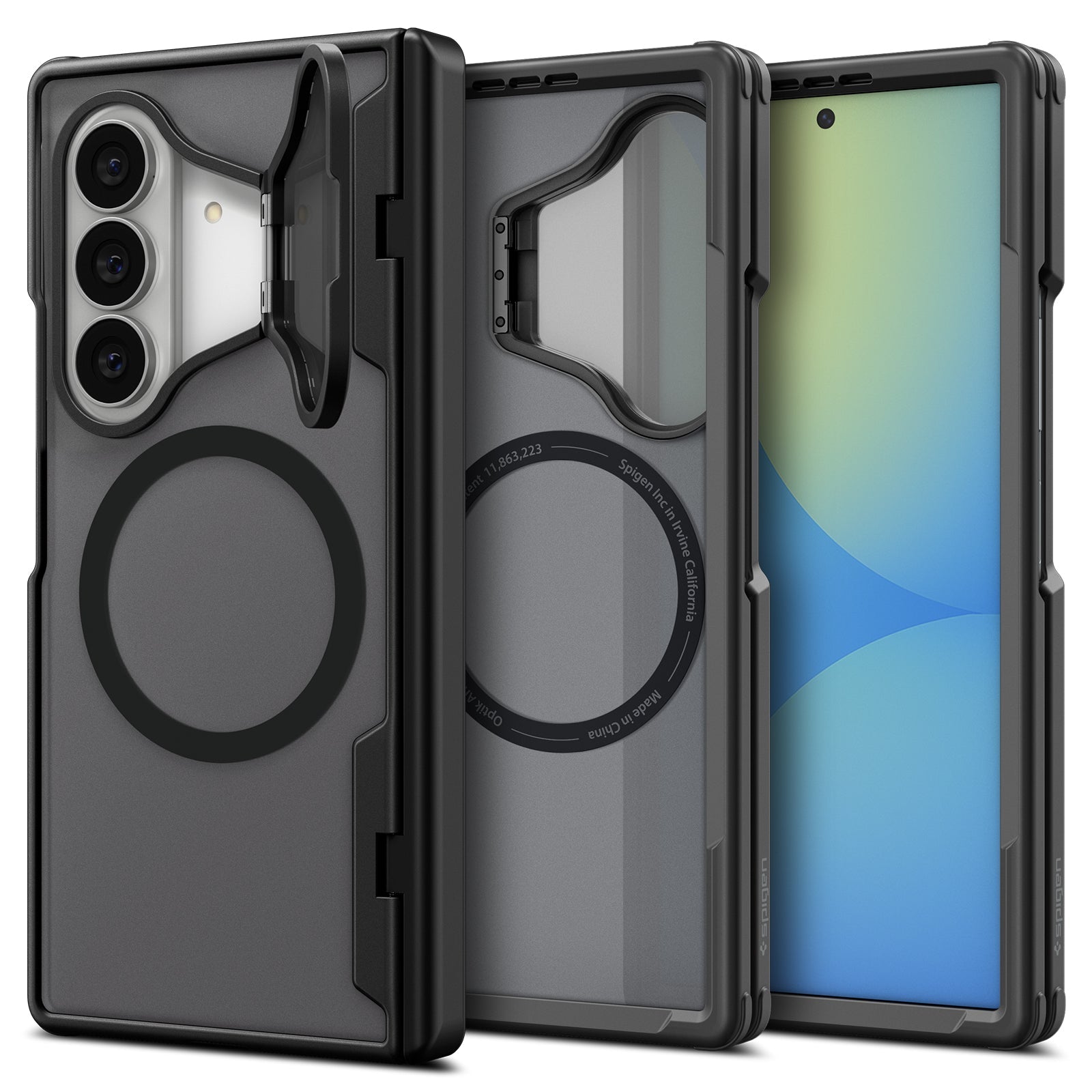 Spigen Galaxy Z Fold 8 Ultra Case Optik Armor Pro MagFit - Black - image 1