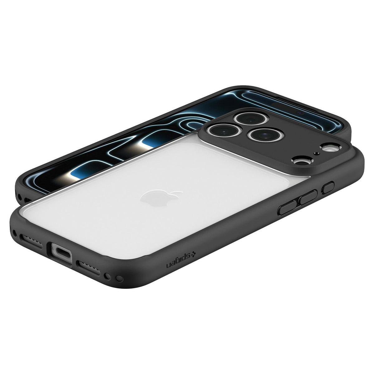 Spigen iPhone 18 Pro Ultra Hybrid - Matte Black - case detail 14