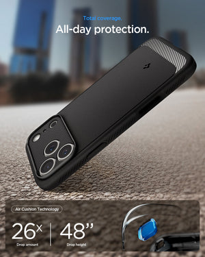 Spigen iPhone 18 Pro Rugged Armor (MagFit) - Matte Black - feature illustration 20