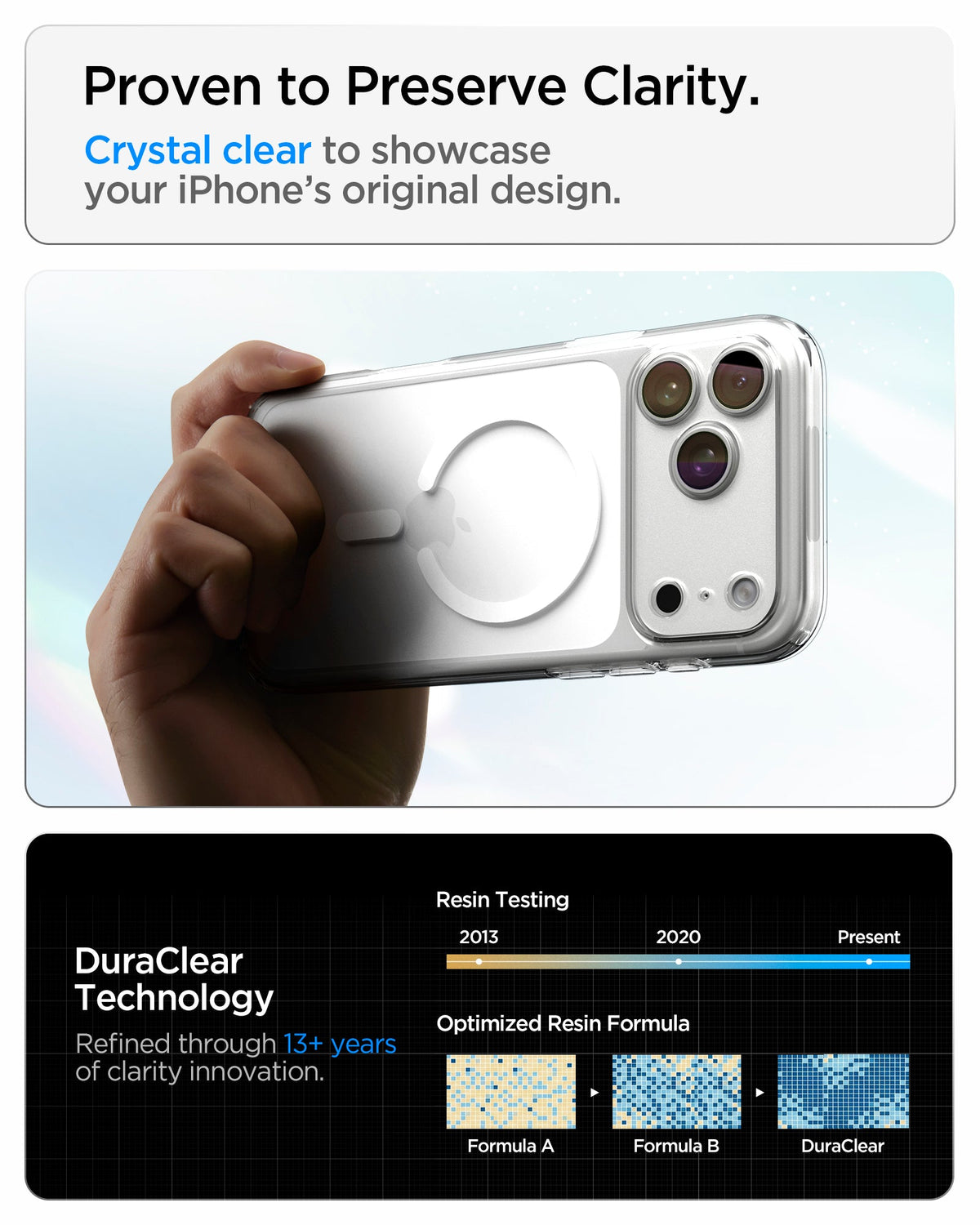 Spigen iPhone 18 Pro Max Ultra Hybrid (MagFit) - Clear White - feature illustration 101